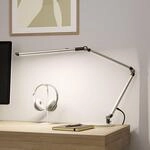Paulmann LED-Schreibtischlampe FlexBar, silber, 36 cm, CCT