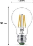 Philips E27 LED-Lampe A60 2,3W 485lm 2700K Filament 3er-Pack