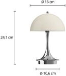 Louis Poulsen Panthella PORTABLE 160 V3, opal chrom/beige