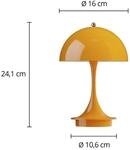 Louis Poulsen Panthella PORTABLE 160 V3, opaque orange