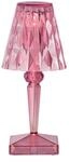Kartell LED-Akku-Tischlampe Battery, 30 cm, pink, IP54