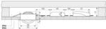 LED-Deckeneinbauleuchte Dione, IP44, 2.700 K, nickel, dim