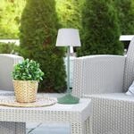 LED-Solar-Tischleuchte Emmi CCT aufladbar, gr&uuml;n