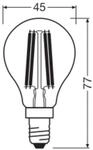 OSRAM LED-Leuchtmittel Tropfen E14 1,2W Filament 2700K 255lm