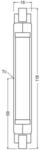 OSRAM LED-Leuchtmittel Stab R7s 117,6 mm 8W 827 Slim Line