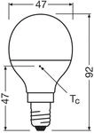 OSRAM LED Relax/Active/Sleep Tropfen E14 4,9W matt 827/840