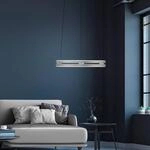 LED-H&auml;ngeleuchte PURE E-Loop, stone, &Oslash; 50 cm, Aluminium, CCT