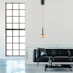 PURE LED-H&auml;ngelampe Vitrum braun/opal Glas/Aluminium &Oslash; 22 cm