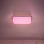 Hama WLAN-LED-Deckenlampe 176666, Smart 22 cm Matter RGB CCT