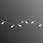Dreifl&uuml;gelige LED-Deckenleuchte Max 6-flg.