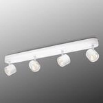 Philips Star schwenkbarer LED-Strahler wei&szlig; 4flg.