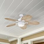 Westinghouse Deckenventilator mit Licht 7316440, grau, leise