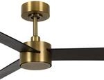 Beacon Ventilator mit Licht Climate IV messing/walnuss leise