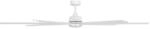 Beacon Deckenventilator mit Licht Atlanta wei&szlig; DC leise