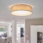 Deckenleuchte Ceiling Dream, &Oslash; 40 cm, Textil, grau