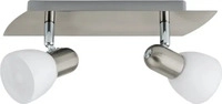 EGLO 98304, EGLO Einbauspot Saliceto eckig drehbar 2.700K nickel nickel matt