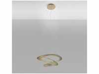 Artemide Pirce Micro LED-Hängelampe gold 3.000 K