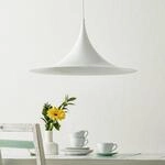 GUBI H&auml;ngeleuchte Semi, &Oslash; 60 cm, wei&szlig;