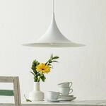 GUBI H&auml;ngeleuchte Semi, &Oslash; 47 cm, wei&szlig;