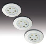 3er-Set LED-Einbauleuchte R 55
