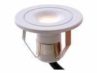 Deko-Light LED-Deckeneinbauleuchte Punto Lumi, weiß, 1 W, 3.000 K