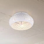 Ventilator mit Licht Bidar, wei&szlig;, DC, leise, 50 cm, Remote