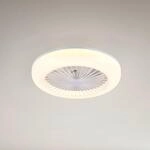 LED-Ventilator Mora, DC, leise, &Oslash; 45 cm, CCT, Fernbedienung