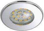 Effizienter LED-Einbaustrahler Nikas IP44 chrom