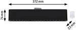 Paulmann URail LED-Schienenlampe Zelos schwarz 3.000 K 37 cm