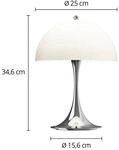 Louis Poulsen Akkulampe Panthella PORTABLE 250 chrom/beige