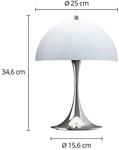 Louis Poulsen Akkulampe Panthella PORTABLE 250 chrom/blau
