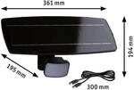 Paulmann Smart Solar-Au&szlig;enwandlampe Flotas, anthrazit, IP65