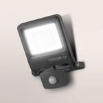 OSRAM Au&szlig;enstrahler ENDURA FLOOD, grau, Sensor 30 W 840 IP44