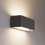 EGLO connect Smart LED-Au&szlig;enwandlampe SANIA-Z, schwarz, IP55
