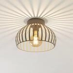 Deckenleuchte Mogano 3, beige, &Oslash; 28 cm, Metall, E27
