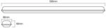 OSRAM LED-Feuchtraumlampe SUBMARINE INTEGRATED, 59 cm, IP65