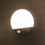 OSRAM SMART+ WiFi Au&szlig;enwandlampe ROUND, Kamera, Sensor, grau