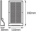 OSRAM LED-Solar-Au&szlig;enwandleuchte DOORLED, wei&szlig;, Sensor, IP44