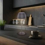 LED-Akku-Tischlampe Brilo unplugged Riffle, 36 cm, anthrazit