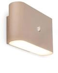 LED-Akku-Wandlampe Chat, beige, 16 cm, Kunststoff, Sensor