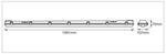 OSRAM Feuchtraumlampe SUBMARINE 126 cm 2 x 15 W G13-LED IP65