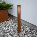 Wegelampe Pistoia, rostfarben, H&ouml;he 95 cm, Metall, IP54