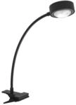 LIGHTME Tischleuchte Powerlens Flex, Klemme, schwarz
