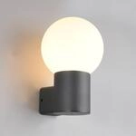 Au&szlig;enwandlampe Mures, anthrazit, H&ouml;he 28 cm, Metall