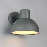 Au&szlig;enwandleuchte ELBE, anthrazit, &Oslash; 20 cm, Metall, IP44