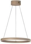 LED-H&auml;ngelampe Silvio, &Oslash; 60 cm, greige, Metall, CCT