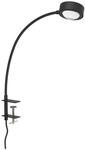 LIGHTME Tischleuchte Powerlens Flex, Schraube, schwarz