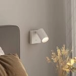 Wandspot CAN TILT, wei&szlig;, 10 x 10 cm, Metall, Schalter GU10