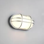 Au&szlig;enwandlampe Tumen, zinkfarben, Breite 26 cm, Metall, IP44