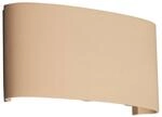 LED-Au&szlig;enwandlampe Berlin, sandfarben, Breite 17 cm, Metall